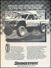 1986 Dodge Roger Mears Race Bridgestone Advertisement Print Art Car Ad D91C picture