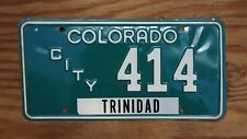 One or More - COLORADO CITY Vehicle Vintage Green License Plate picture