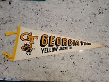 Vintage GT Georgia Tech Yellow Jackets Full Size Pennant a picture