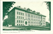 1918. MANCHESTER, NH. HIGH SCHOOL. POSTCARD XZ15 picture