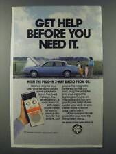 1986 GE General Electric Help Plug-in 2-Way Radio Ad - Get help picture