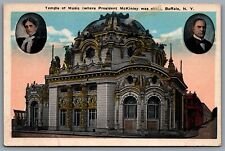 Postcard Buffalo NY c1910s Temple of Music Where President McKinley Was Shot  picture