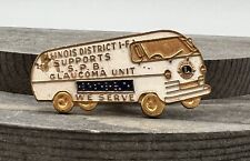 Vintage Illinois District Supports I.S.P.B. Glaucoma Unit Pin *Free Shipping* picture