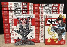 Fire Force Manga Complete Set 1-34 English picture