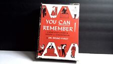 1957 Dr Bruno Furst You Can Remember Home Study Course Memory And Concentration picture