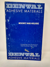 Dental Adhesive Materials Symposium 1973 Paperback picture