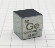 1 Pcs Germanium Metal Density 99.99% Cube Element Periodic Table 10mm Collection picture