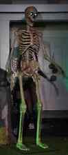 Towering SKELETON Animated Prop 8 FT Haunted House Halloween PROJECTION EYES picture