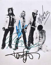 MOTLEY CRUE Nikki Sixx, Mick Mars, Vince Neil signed 8.5x11 Signed Photo Reprint picture