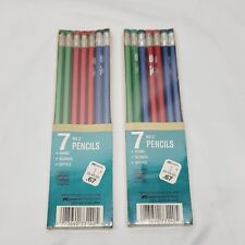 14 - Vintage Kmart No2 Pencils PMA Made In USA Unsharpened NOS 2 Packs Of 7 picture