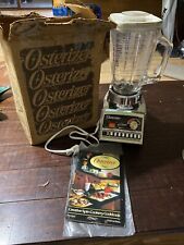 Vintage Osterizer Galaxie Pulse Matic 16 Blender Glass Pitcher Chrome Base picture