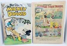 Vintage LOT of 2 Walt Disney Mickey & Donald Duck #5 and Olympian Torch 🔥 picture