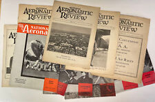 National Aeronautics Review and National Aeronautics 1926 - 1939 eleven pcs LOT picture