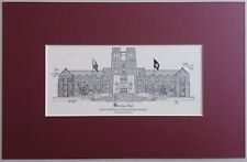 Burruss Hall Print - Virginia Polytechnic Institute and State University picture