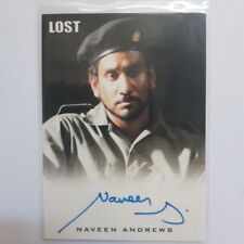 Lost Relics 2011 Naveen Andrews (Iraqi pose) as Sayid Jarrah Autograph Card picture