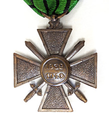 Rare WW2 Vichy France Croix De Guerre medal - combat gallantry cross picture
