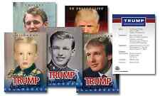 DONALD TRUMP Presidential LIFE & TIMES Premium Trading 5-Card Set (Lot of 3) picture