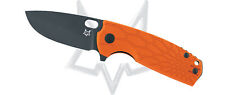 Fox Knives Core Liner Lock FX-604 OR Black N690Co Orange Stainless Pocket Knife picture