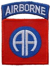 US ARMY 82ND AIRBORNE DIVISION ABD ABN DIV AA ALL AMERICAN PATCH PARATROOPER picture