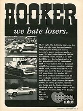 1975 Hooker Headers We Hate Losers Funny Car Van & Pontiac Firebird Trans Am Ad picture