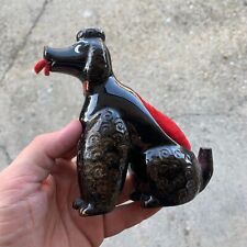 Vintage c.1960s Black Poodle Ceramic Pin Cushion FOREIGN Dog picture
