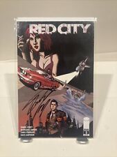 RED CITY #2 - 1st PRINTING - MARK DOS SANTOS ART & COVER  Signed picture
