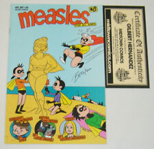 Measles #8 VF/NM signed by Gilbert Hernandez w/ Midtown Comics COA - Beto picture