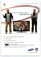 2008 Samsung Series 8 HDTV Print Ad, Twin Brothers Dave & Chuck Hoboken Jersey picture