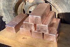5+LB No Stamping COPPER BARS .999 FINE CU Great For Stack Investing picture
