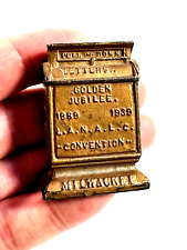 Antique 1939 LANALC Convention Milwaukee WI Mail Carriers USPS paperweight picture