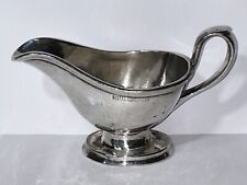 Hotel Lombardy Sauce Boat Silver Solder Hotel Sauce Boat Made By L. Barth & Sons picture