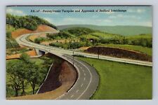 Bedford PA-Pennsylvania, Pennsylvania Turnpike, Antique Vintage Postcard picture
