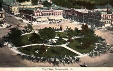 Vintage Postcard- The Plaza, Monmouth, ILL - Cancellation 1908 picture