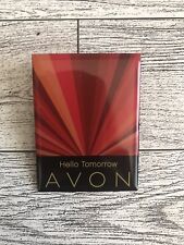 Avon Woman Empowerment Hello Tomorrow Pin Label Pin Good Condition picture