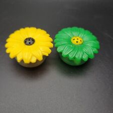 Vintage Jaydon Plastic  Daisy Salt and Pepper Shakers Set of 2 picture