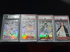 One Piece TCG MANGA (GRADED) Luffy, Ace, Sabo, Shanks. Bidding On All FOUR Cards picture