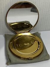 Vintage Parker Pen Wadsworth Gold Mirror Compact picture
