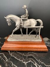 Vintage Hudson Limited Edition Fine Pewter Statue Paddock By Albert Petitto picture