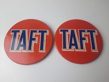 (2) ROBERT TAFT President Political campaign pin buttons 4