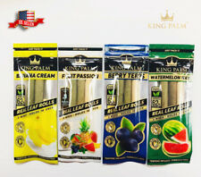 NEW 8X KING PALM WRAPS VARIETY PACK REAL LEAF ROLLS MINI SIZE 4 PACKS  picture