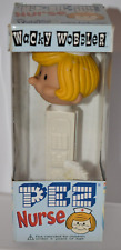 2002 Funko Wacky Wobblers PEZ NURSE Yellow Hair Bobblehead Doll Figure NIB picture