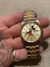Vintage Disney Mickey Mouse Watch Lorus Quartz Wrist Watch picture
