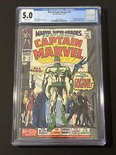 Marvel Super-Heroes 12 CGC 5.0 (VGF) 1st Captain Mar-Vell Off White Pgs 1967 picture