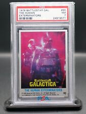Vintage 1978 Battlestar Galactica Robot - Exterminators - Trading Card PSA 5 picture