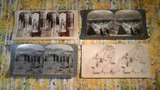 ***** EGYPTIAN PYRAMID, TEMPLES  &  TOMBS  *****  FOUR STEREOVIEW LOT - GREAT  picture