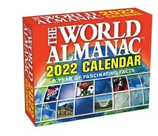 WORLD ALMANAC - 2022 DAILY DESK CALENDAR - BRAND NEW - 866396 picture