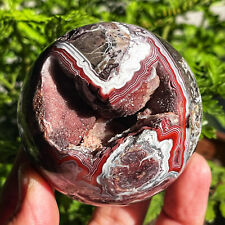 TOP 450G Natural Mexican agate  Sphere ball crystal  Healing A500 picture
