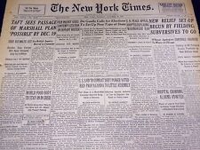 1947 OCTOBER 28 NEW YORK TIMES - SCREEN WRITER LAWSON TO BE CITED - NT 3269 picture
