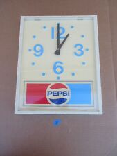 Vintage Pepsi Hanging Wall Clock Sign Advertisement  X picture