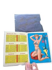 BARBER CALENDAR - Fashion. 1961 Italy Vintage Pin Ups picture